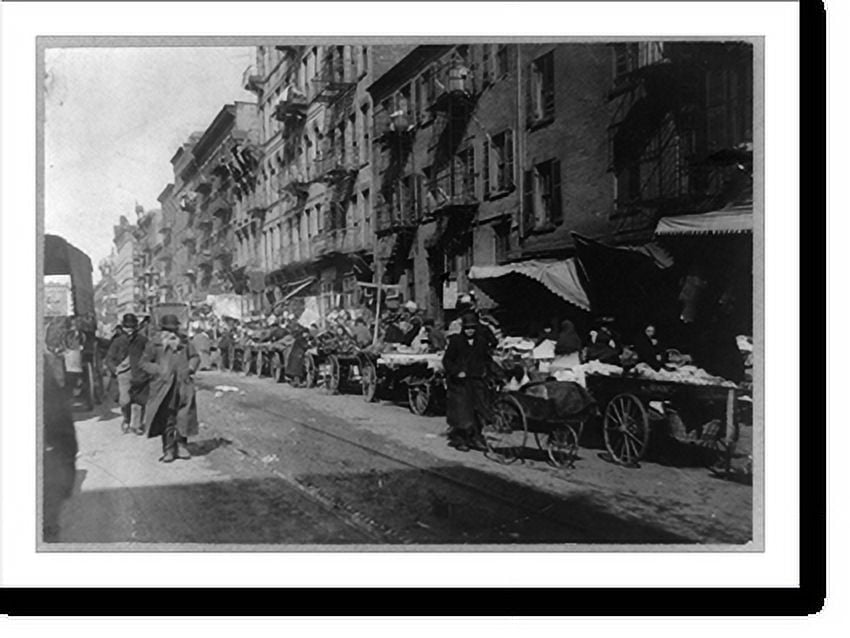 Historic Print, Peddlers New York's Little Jerusalem"", 16" x 20
