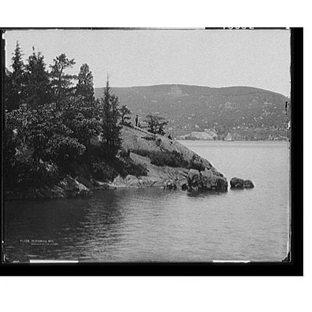 Historic Print, Peekskill Bay, Narrows of the Hudson, 16" x 20