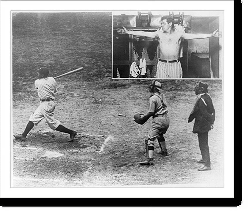 Babe Ruth Header Historic Print, Peerless Babe