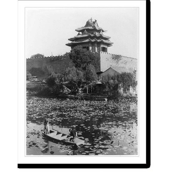 Historic Print, [Peking, China]: A Forbidden City tower, 18" x 24"