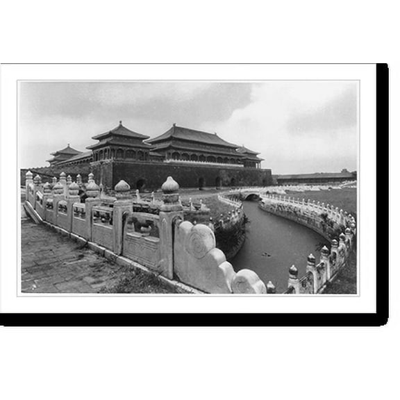 Historic Print, [Peking, China]: Forbidden City gate, 16" x 20"