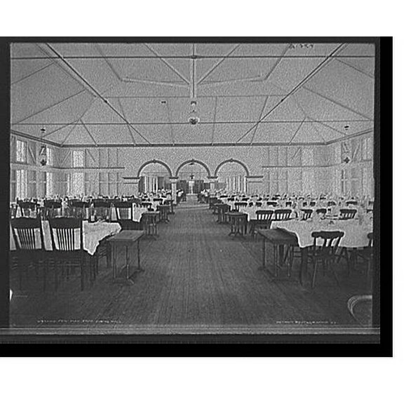 Historic Print, Pen-Mar Park, dining room, 16" x 20"