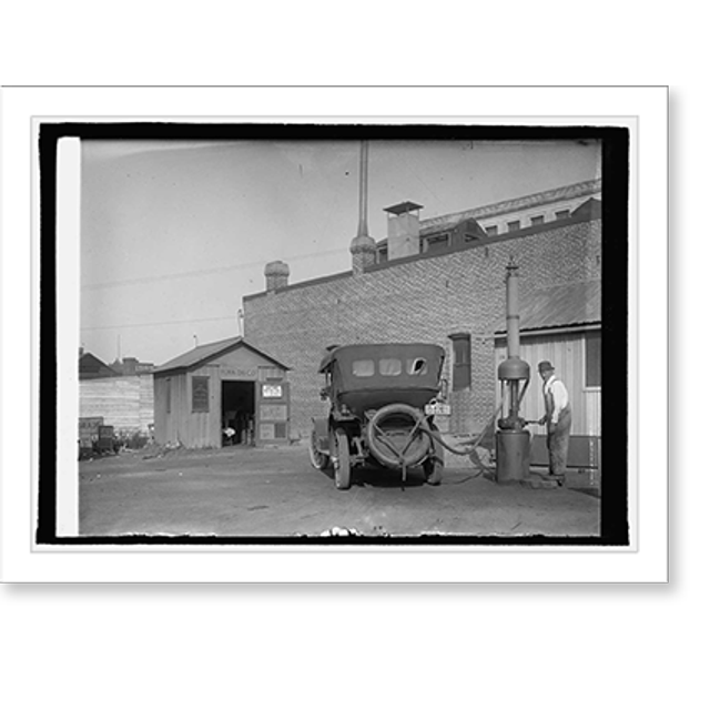 Historic Print, Penn Oil Co., Mass. Ave. & No. Cap., 16" x 20"