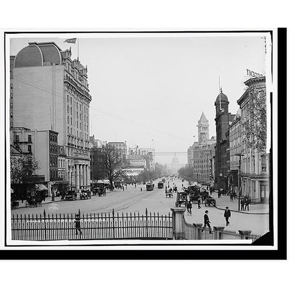 Historic Print, Pennsylvania Avenue, Washington, 18" x 24"
