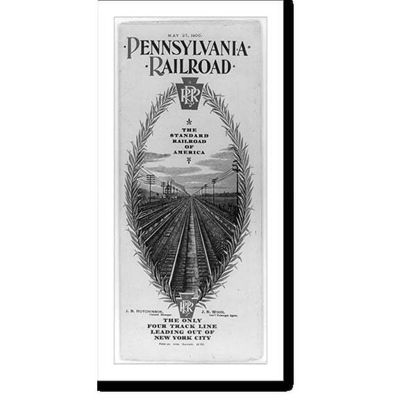 Historic Print, Pennsylvania Railroad, 18" x 24"