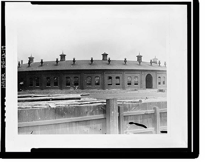 Historic Print, Pennsylvania Railroad Improvements, Repair Shop