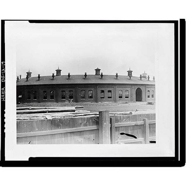 Historic Print, Pennsylvania Railroad Improvements, Repair Shop