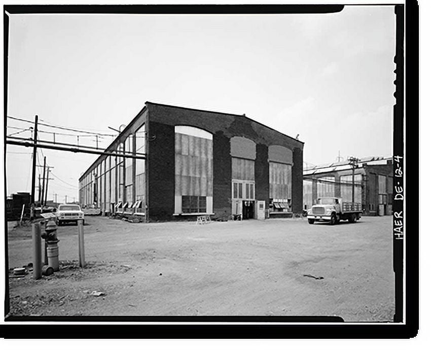 Historic Print, Pennsylvania Railroad Improvements, Repair Shop