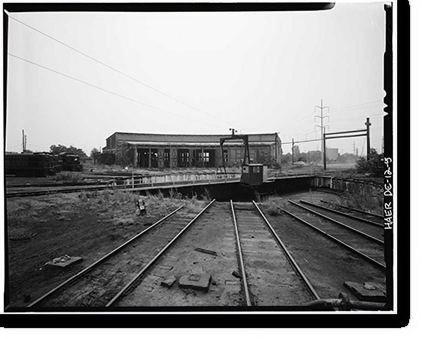 Historic Print, Pennsylvania Railroad Improvements, Repair Shop
