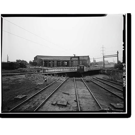 Historic Print, Pennsylvania Railroad Improvements, Repair Shop, Vandever & Bowers Streets, Wilmington, New Castle County, DE - 5, 16" x 20"