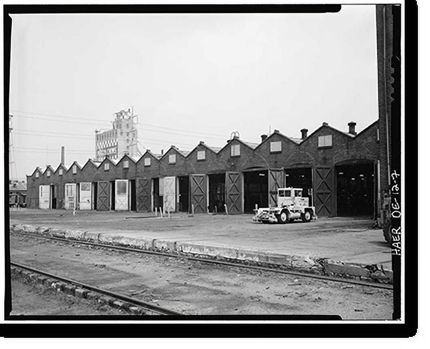 Historic Print, Pennsylvania Railroad Improvements, Repair Shop