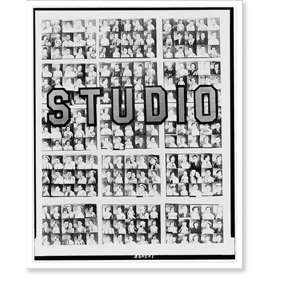 Historic Print, Penny picture displays, Savannah.Walker Evans., 16" x 20"