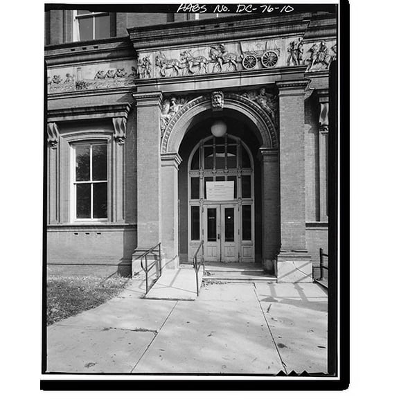 Historic Print, Pension Building, 440 G Street Northwest, Washington, District of Columbia, DC - 10, 18" x 24"