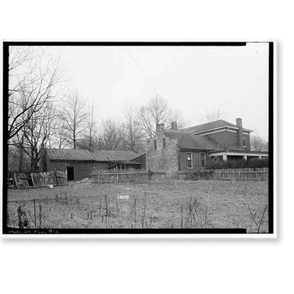 Historic Print, Perry House, North Pine & Tuscaloosa Streets, Florence, Lauderdale County, AL - 2, 18" x 24"