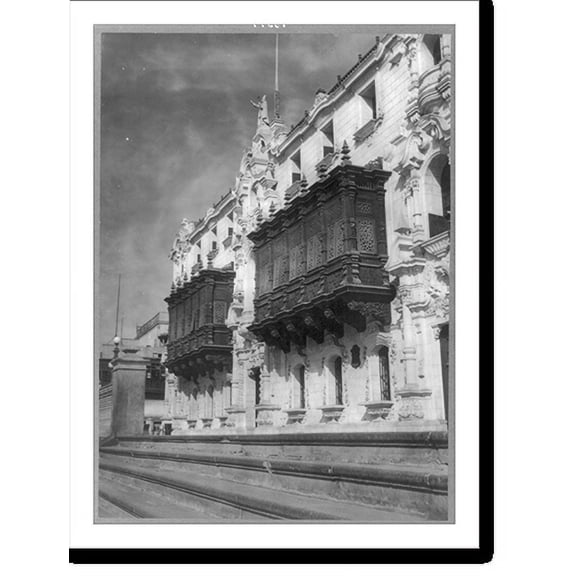 Historic Print, [Peru - Lima - Palacio Arzobispal], 16" x 20"