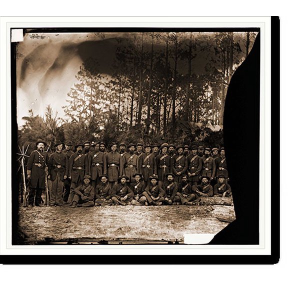 Historic Print, Petersburg Virginia. Company D, 16" x 20"