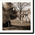 Historic Print, Petersburg Virginia. View in garden in rear of Dunlops
