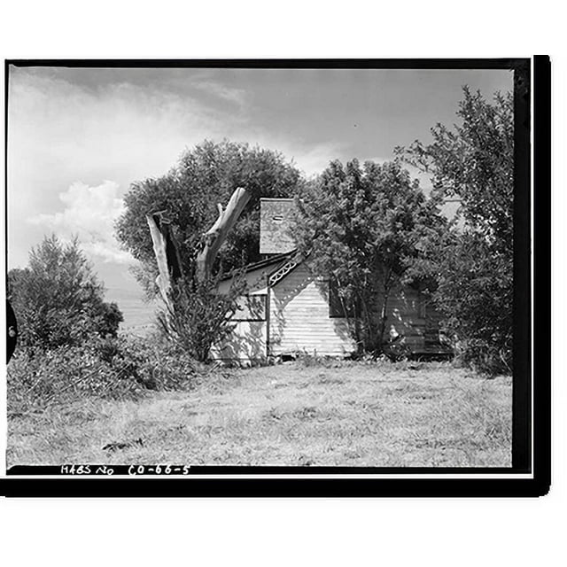 Historic Print, Peterson House, Morrison Road, Bear Creek Lake Park, Lakewood, Jefferson County