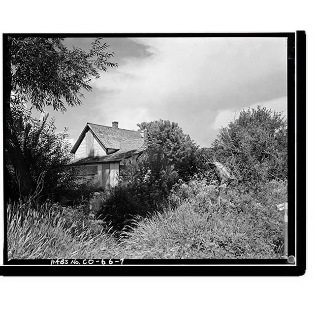 Historic Print, Peterson House, Morrison Road, Bear Creek Lake Park, Lakewood, Jefferson County