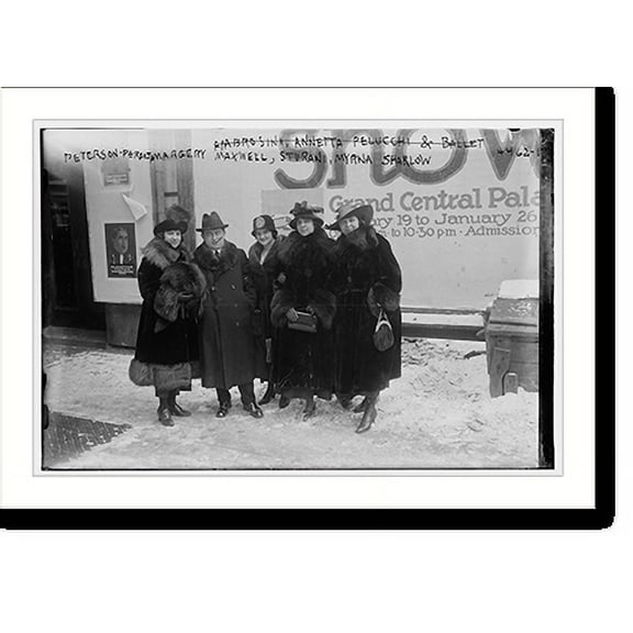 Historic Print, Peterson, Peralta, Margery, Maxwell, Sturani, Myrna Sharlow, 18" x 24"