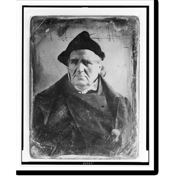 Historic Print, [Philander Chase, head-and-shoulders portrait, slightly to the left with eyes facing front, wearing clerical cap] - 2, 18" x 24"