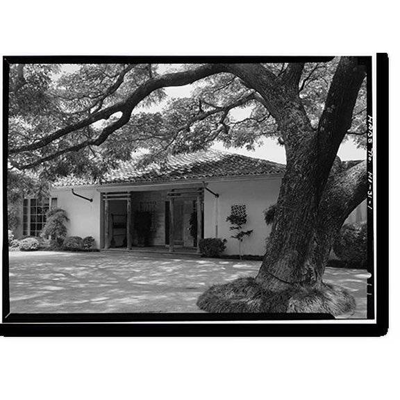 Historic Print, Philip Spalding House, Makiki Heights Drive, Honolulu, Honolulu County, HI, 16" x 20"