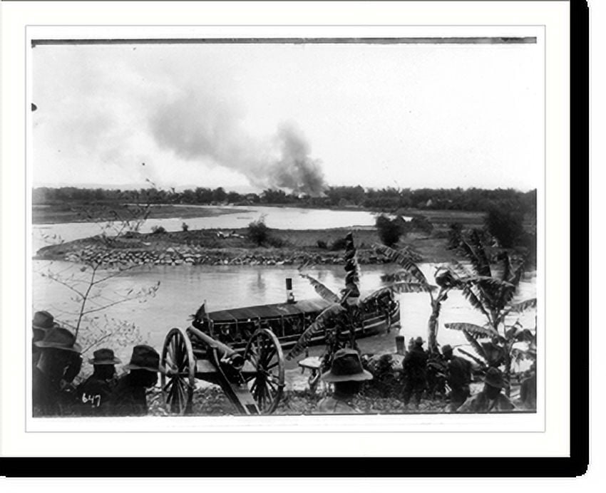 Historic Print, [Philippine insurrection]: Burning of Pasig, Hawthorne ...