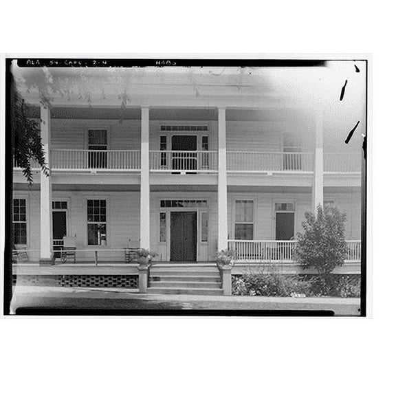 Historic Print, Phoenix Hotel, Phoenix Street, Carrollton, Pickens County, AL - 4, 18" x 24"
