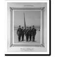 Historic Print, [Photograph of the standard bearer, standing