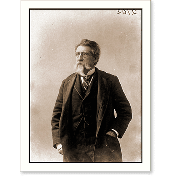 Historic Print, Photographer Mathew B. Brady three-quarter length portrait facing front, 16" x 20"