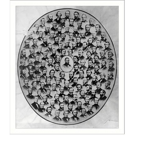 Historic Print, Photographs of Representatives who voted Aye" on the resolution submitting to the legislatures of the several states a proposition to amend the Constitution of the Unite…16" x 20"