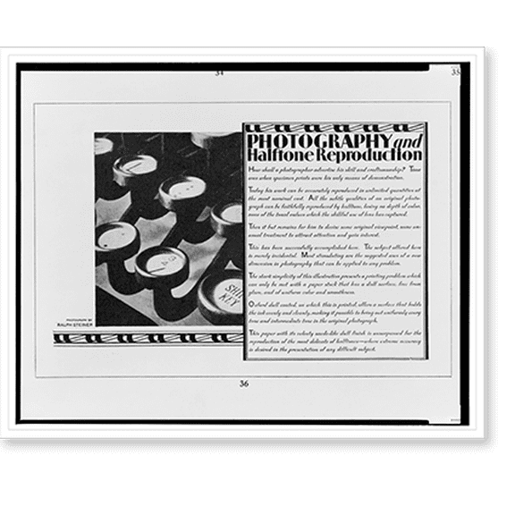 Historic Print, Photography and halftone reproduction, 16" x 20"