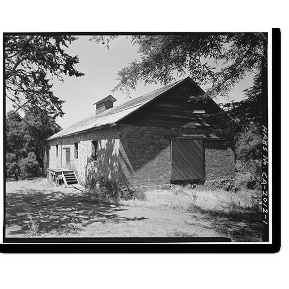 Historic Print, Picchetti Winery, 13100 Montebello Road, Cupertino, Santa Clara County, CA, 16" x 20"