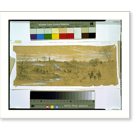 Historic Print, Pickets. Near Fredericksburg, 16" x 20"