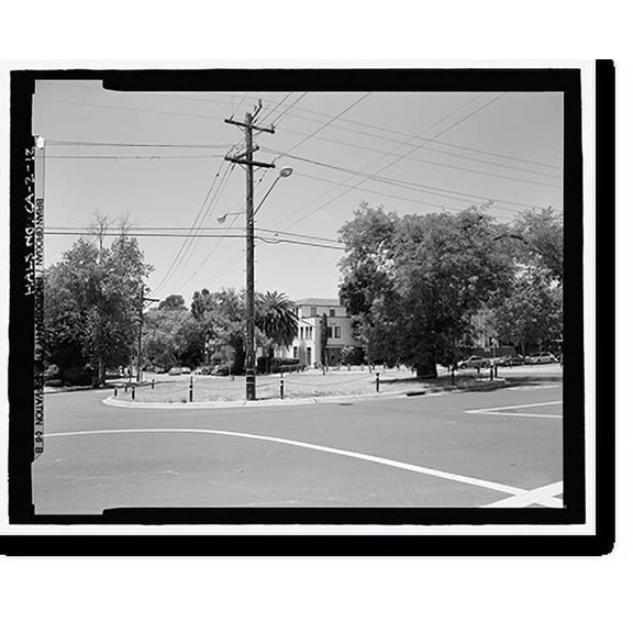 Historic Print, Piedmont Way & the Berkeley Property Tract, East of College Avenue between Dwight Way & U.C. M, Berkeley, Alameda County, CA - 12, 18" x 24"