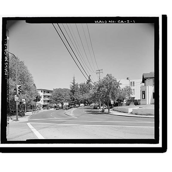 Historic Print, Piedmont Way & the Berkeley Property Tract, East of College Avenue between Dwight Way & U.C. M, Berkeley, Alameda County, CA, 16" x 20"