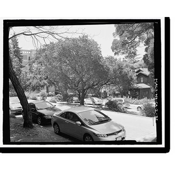 Historic Print, Piedmont Way & the Berkeley Property Tract, East of College Avenue between Dwight Way & U.C. M, Berkeley, Alameda County, CA - 32, 16" x 20"