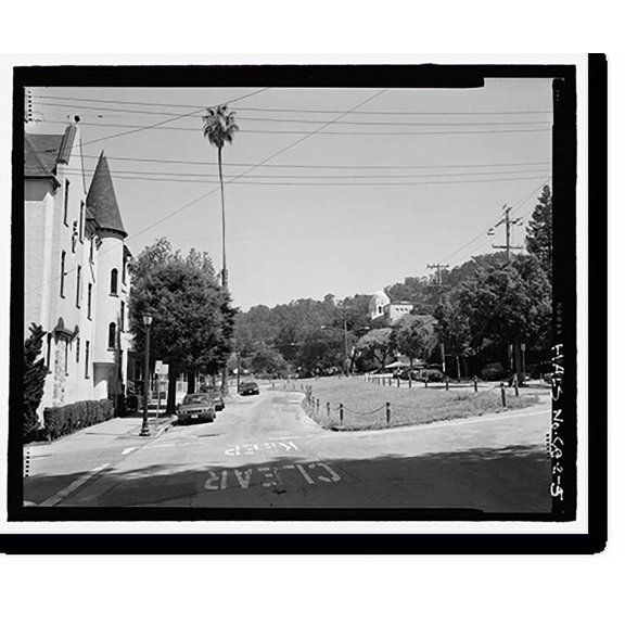 Historic Print, Piedmont Way & the Berkeley Property Tract, East of College Avenue between Dwight Way & U.C. M, Berkeley, Alameda County, CA - 5, 16" x 20"