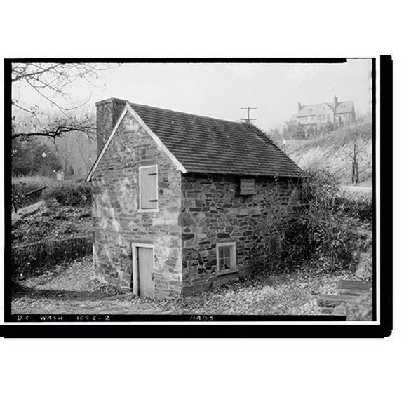 Historic Print, Pierce Mill, Tilden Street & Beach Drive Northwest, Washington, District of Columbia, DC, 16" x 20"