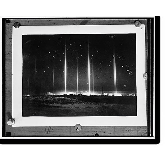 Historic Print, Pillar Halos, Time, 18" x 24"