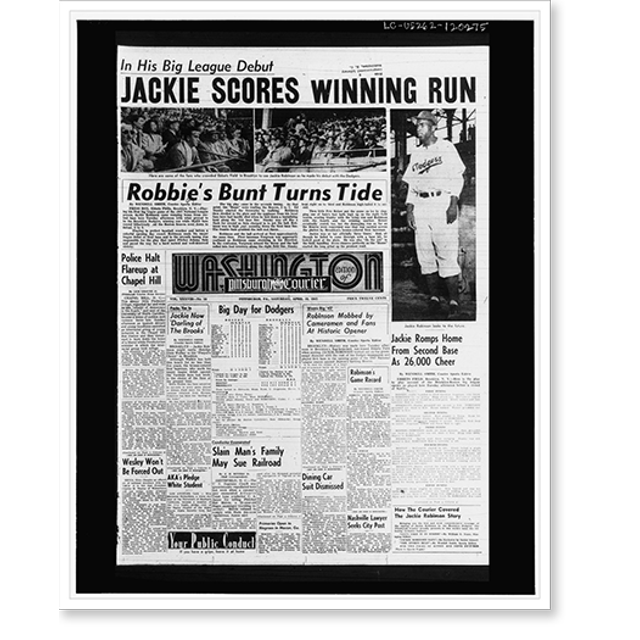 Historic Print, Pittsburgh courier (Pittsburgh, Pa. 1910 National