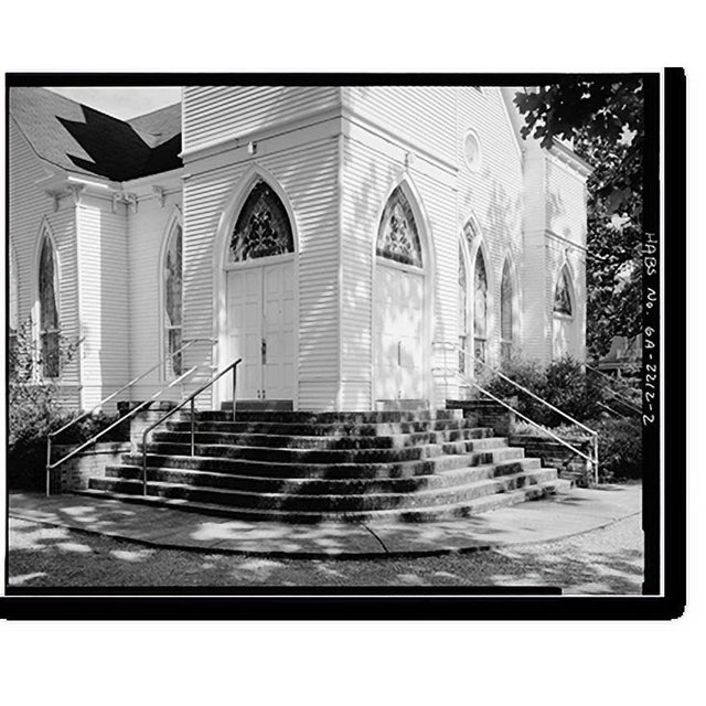 Historic Print, Plains Baptist Church, Bond & Paschal Streets, Plains, Sumter County, GA 2, 16