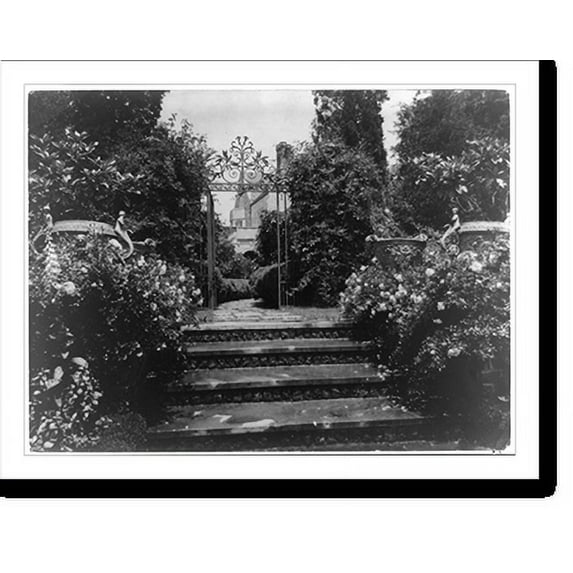 Historic Print, Planting Fields" of William Robertson Coe, Oyster Bay, Long Island, New York", 16" x 20"