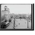thumbnail image 1 of Historic Print, Plaza, San Juan, P.R., La, 18" x 24", 1 of 3