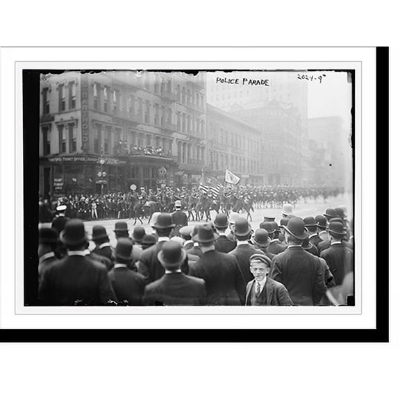 Historic Print, Police Parade, 16" x 20"