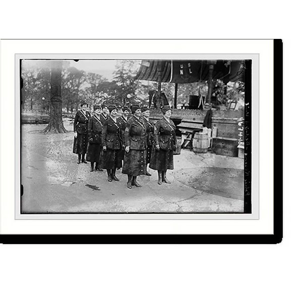 Historic Print, Police reserve . theatrical unit, 18" x 24"