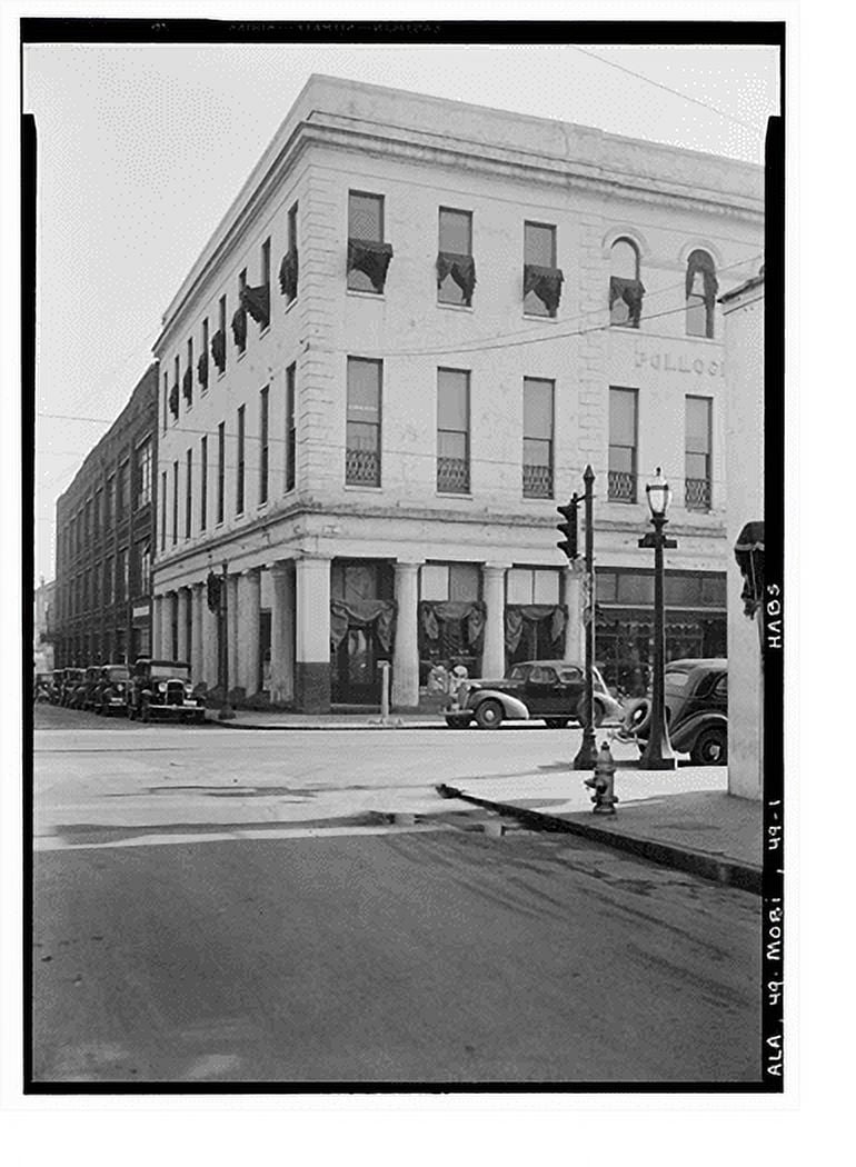 Historic Print, Pollock Building, 51 South Royal Street, Mobile, Mobile