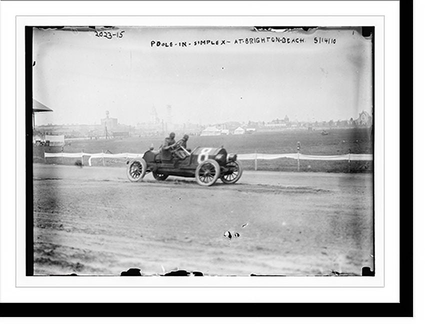 Historic Print, Poole in Simplex at Brighton Beach, 16" x 20"