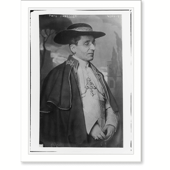 Historic Print, Pope Benedict - 2, 18" x 24"