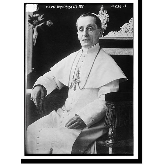 Historic Print, Pope Benedict XV, 18" x 24"